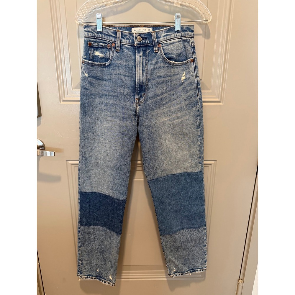 Abercrombie & Fitch The Ankle Straight Ultra High Rise Jeans Size 28/6R